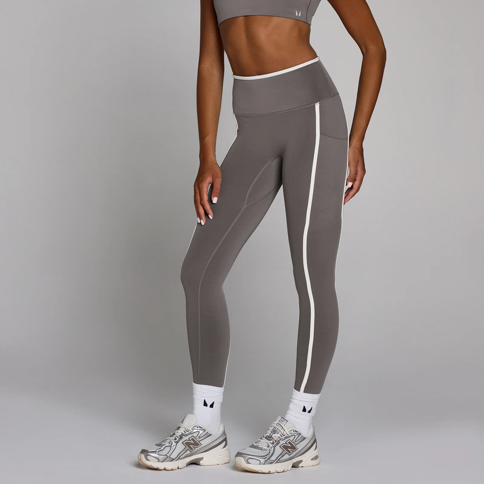 MP Women's Velocity Contrast Legging - Ash Grey - S Image 1