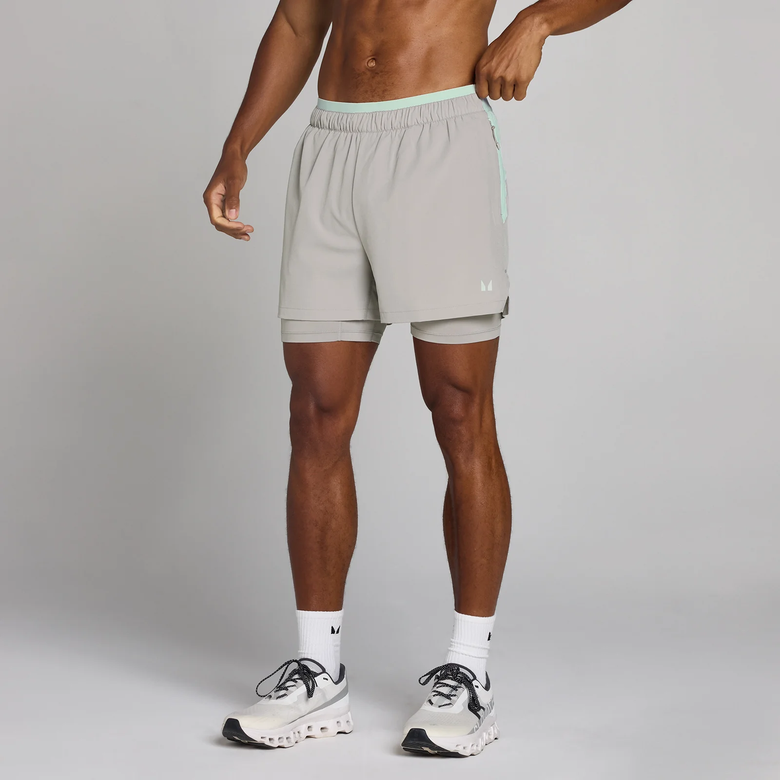 MP Men's Training Ultra 5" 2-in-1 Short - Chalk Grey - M Image 1