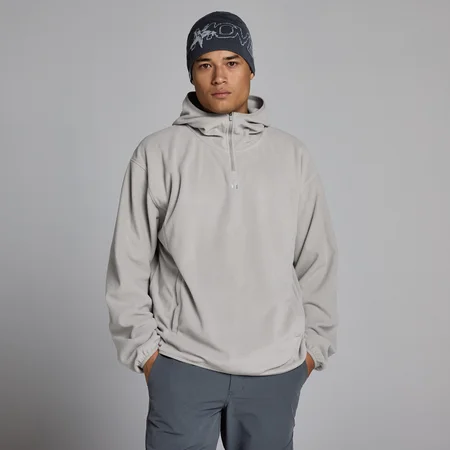 MP Men's Fleece 1/4 Zip Hoodie - Sustained Grey