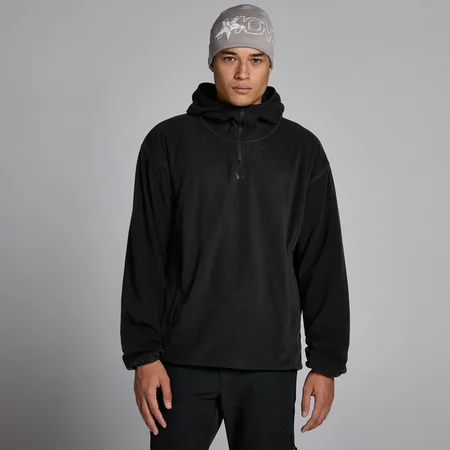 MP Men's Fleece 1/4 Zip Hoodie - Black