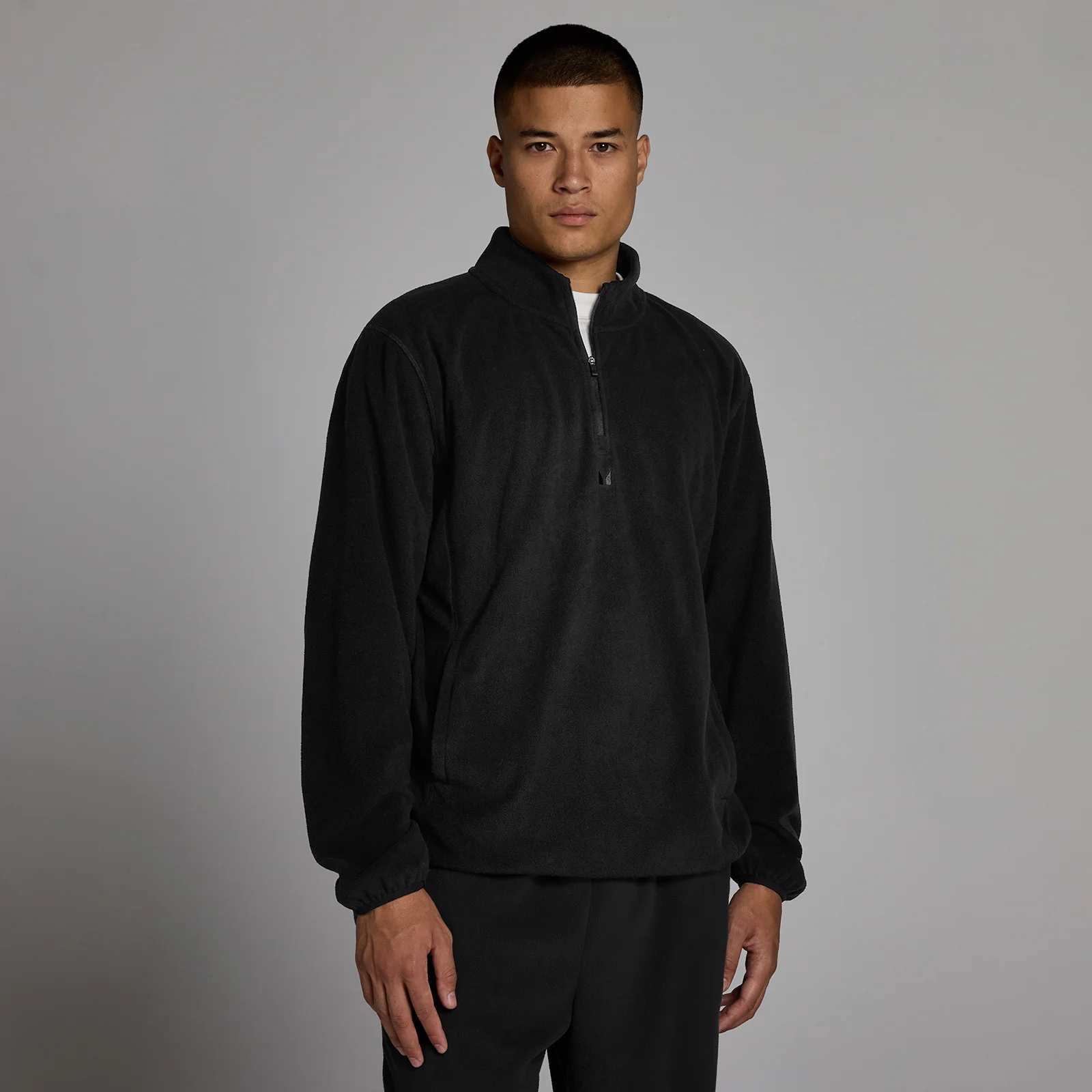 MP Men's Fleece 1/4 Zip - Black - L Image 1