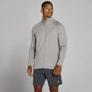 MP Men's Training Ultra Gridded Zip Through - Chalk Grey - Size L