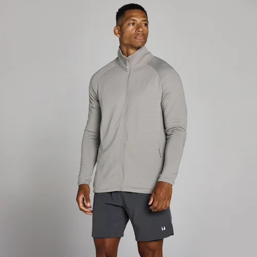 MP Men's Training Ultra Gridded Zip Through - Chalk Grey