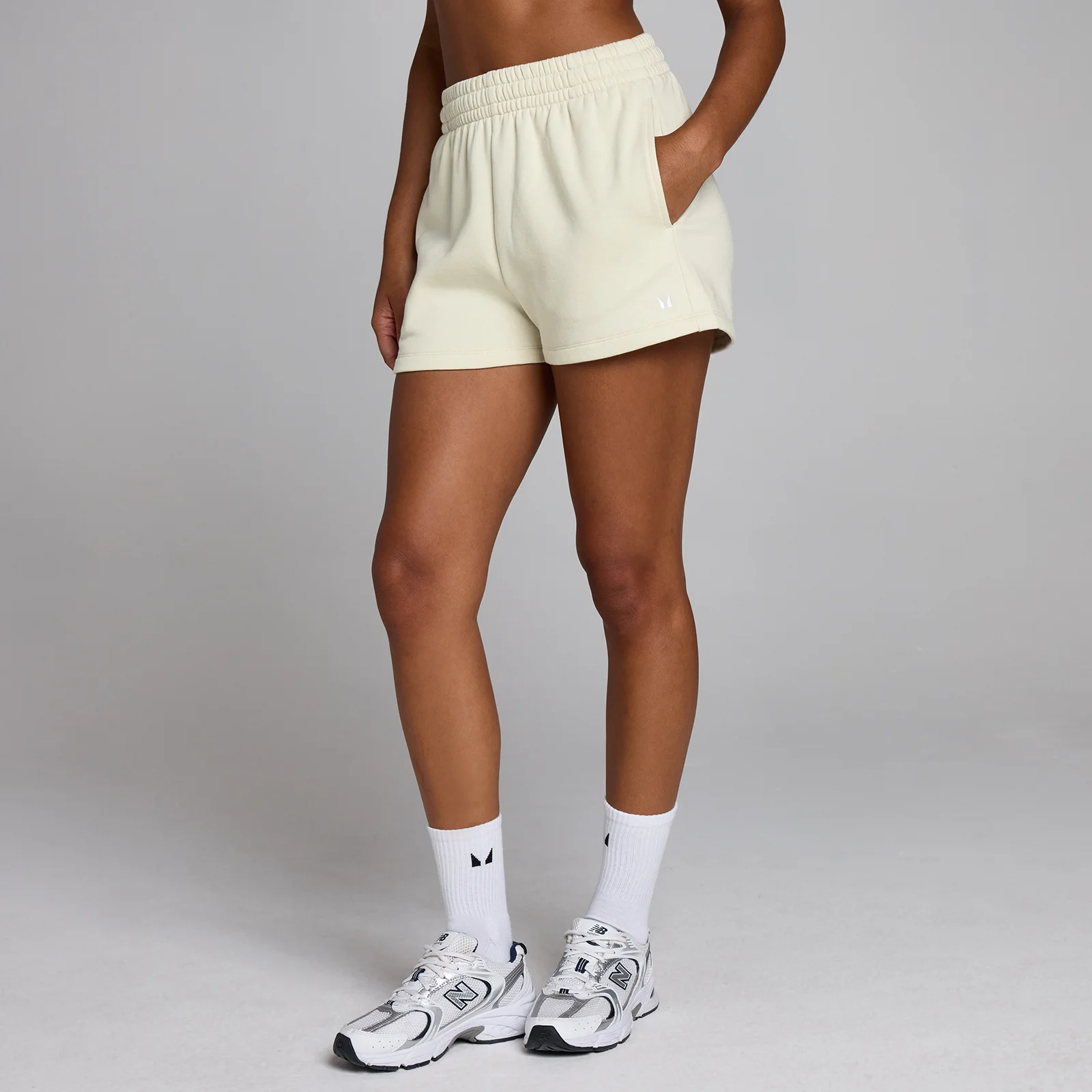 MP Women's Basics Sweatshorts - Desert Dust - XL Image 1