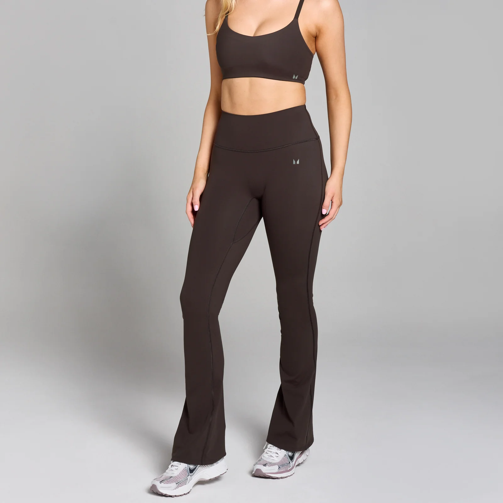 MP Women's Tempo Petite Flared Leggings - Cocoa - M Image 1