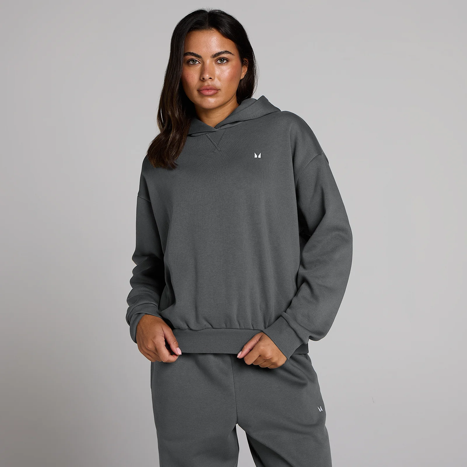 MP Women's Basics Oversized Hoodie - Dark Grey - M Image 1