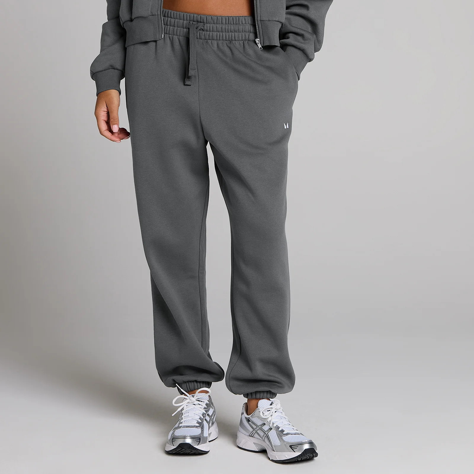 MP Women's Basics Oversized Joggers - Dark Grey - S Image 1