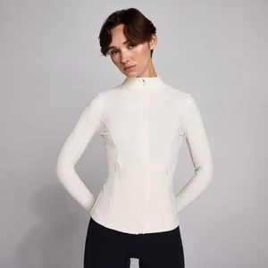 MP Women's SculptForm Zip Through Jacket - Pearl - Size XS