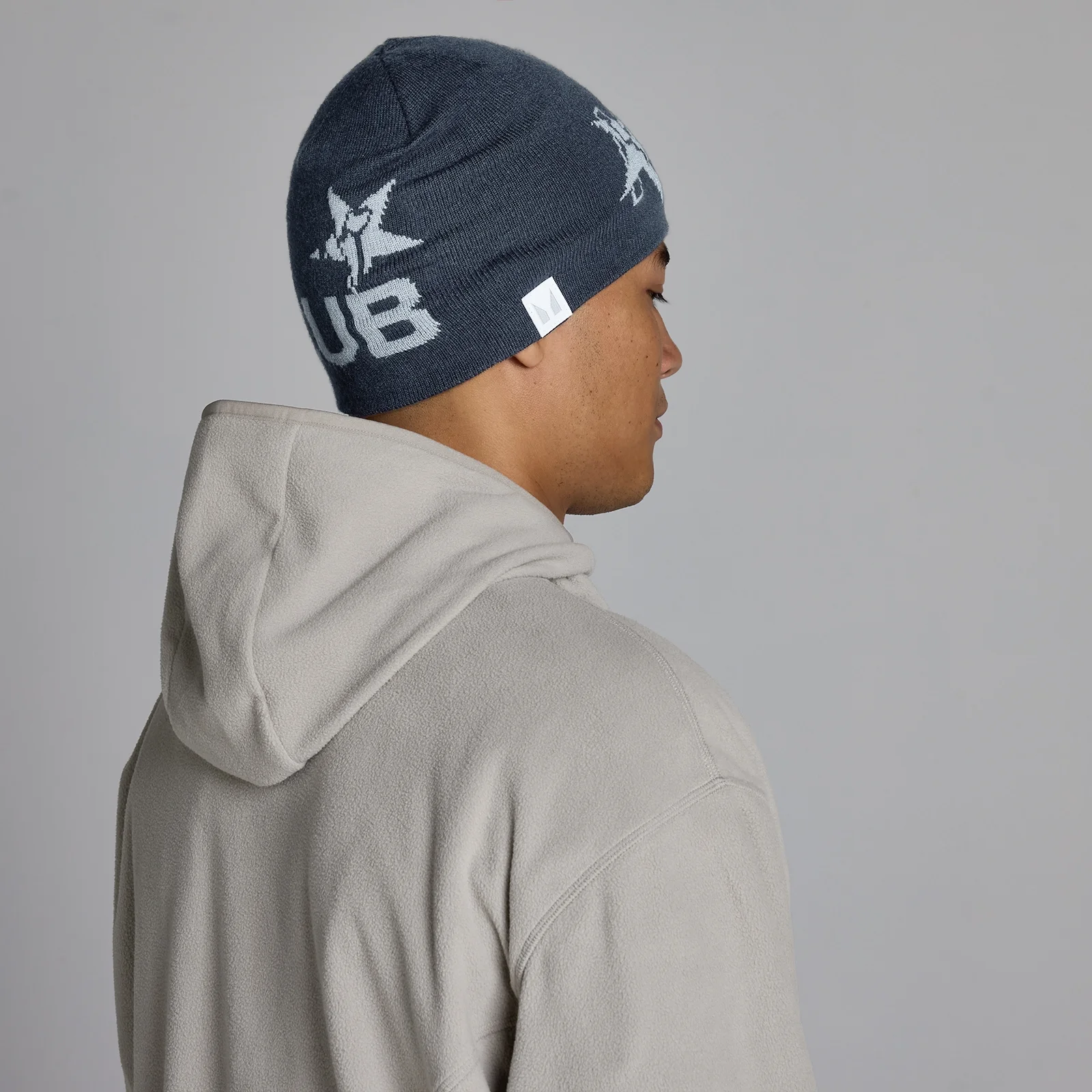 MP Move Club Graphic Beanie - Granite Image 2