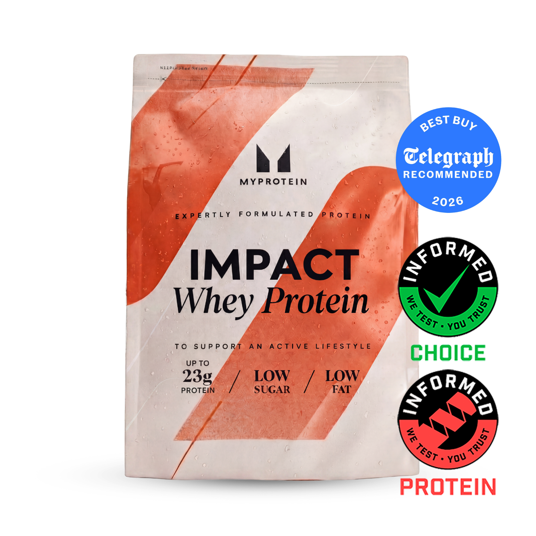 Impact Whey Protein - 900G - 30servings - Vanilla Image 1