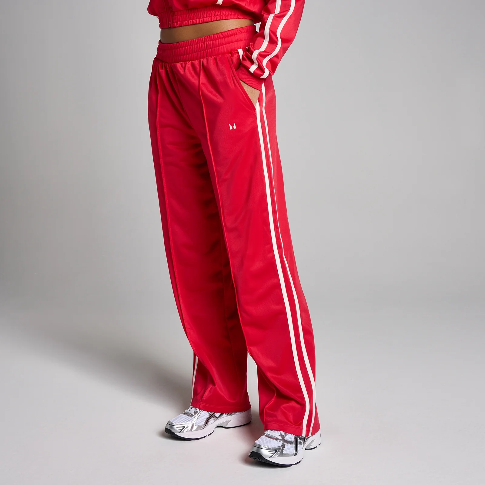 MP Women's Tricot Track Straight Leg Joggers - Chilli - S Image 1