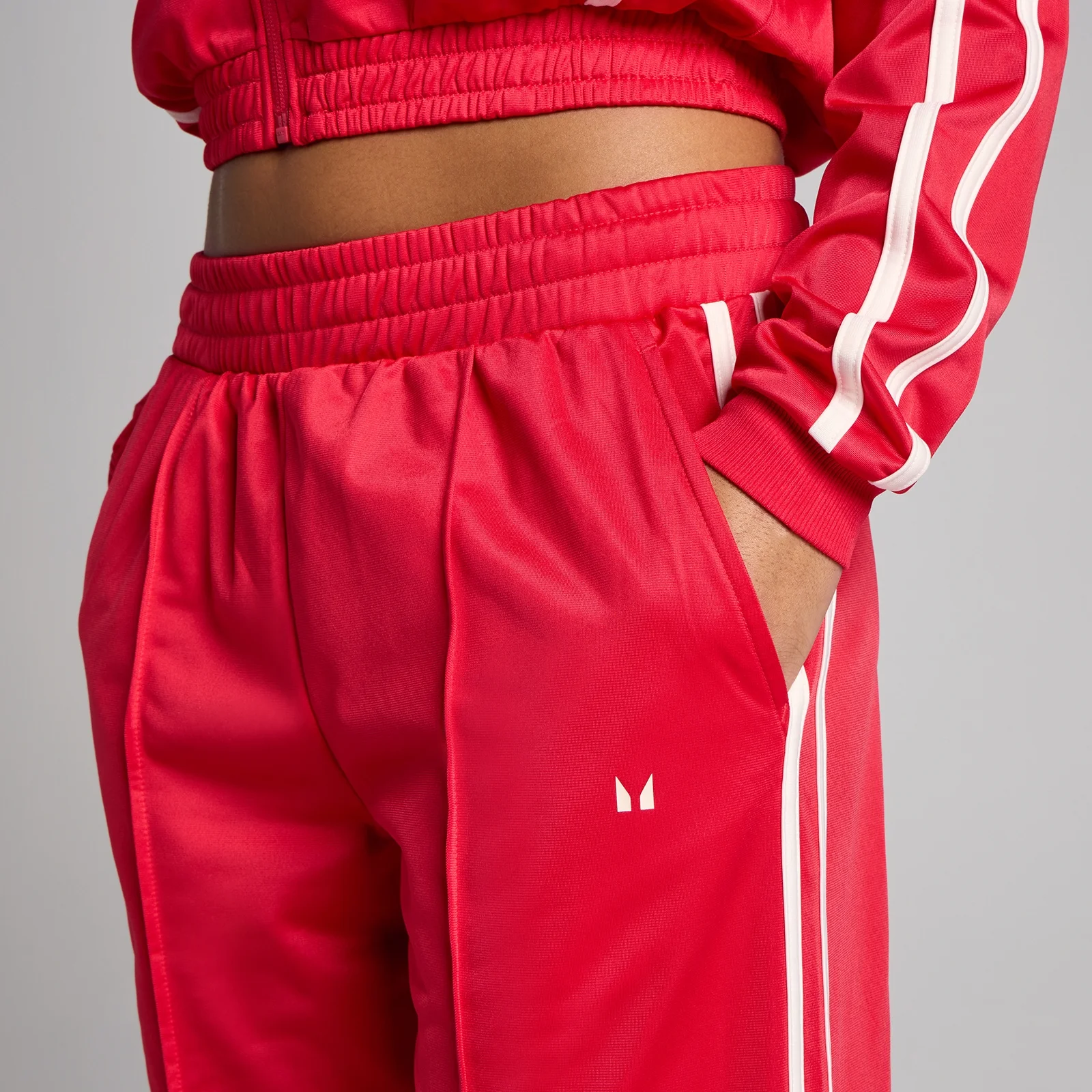 MP Women's Tricot Track Straight Leg Joggers - Chilli - S Image 4