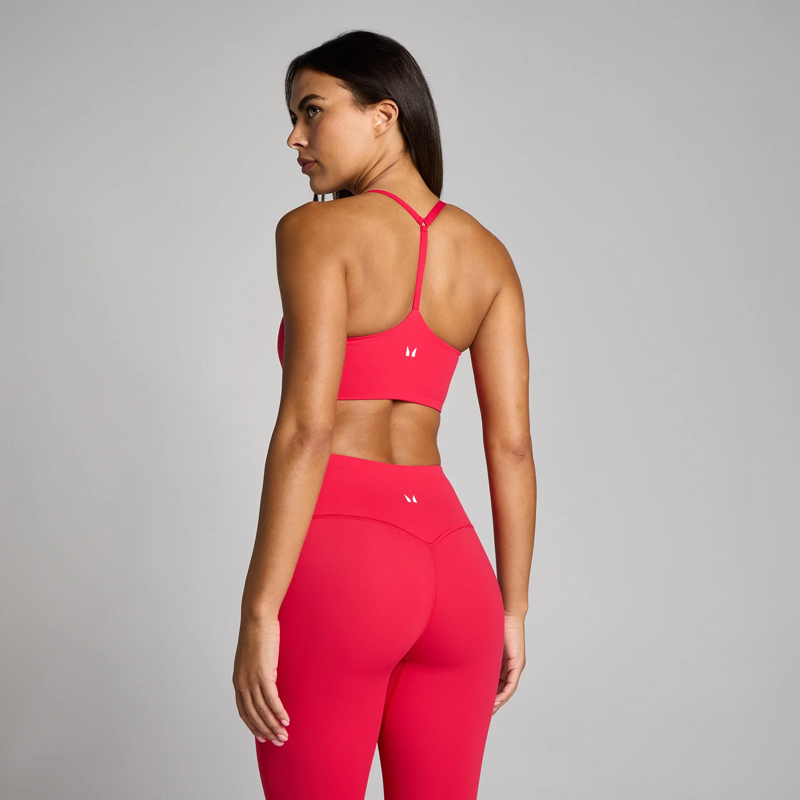 MP Women's Tempo Strappy Racerback Sports Bra - Chilli - S Image 1