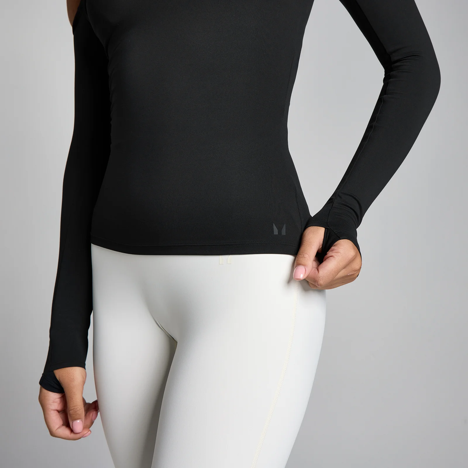 MP Women's Tempo Off The Shoulder LS Top - Black - S Image 4