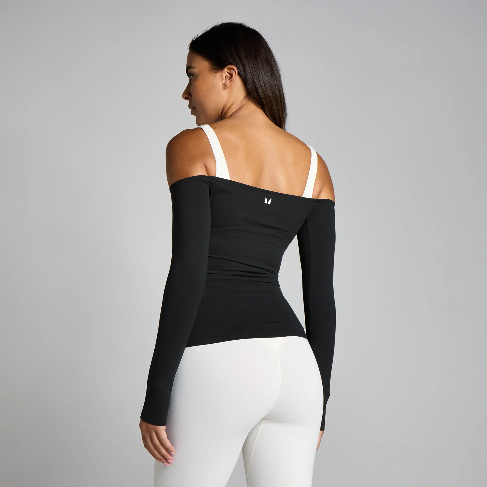 MP Women's Tempo Off The Shoulder LS Top - Black - S Image 2