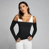 MP Women's Tempo Off The Shoulder LS Top - Black