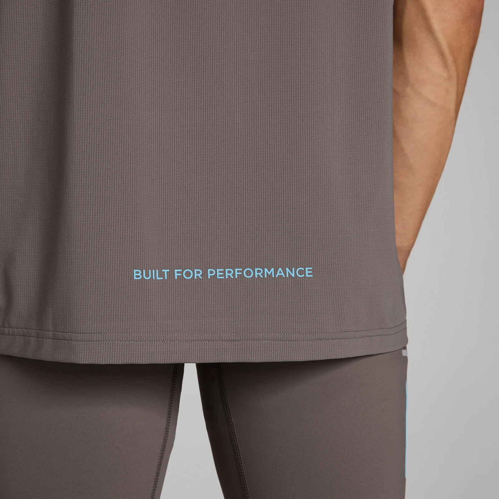 MP Men's Hybrid Mesh Tank - Ash Grey - S Image 4