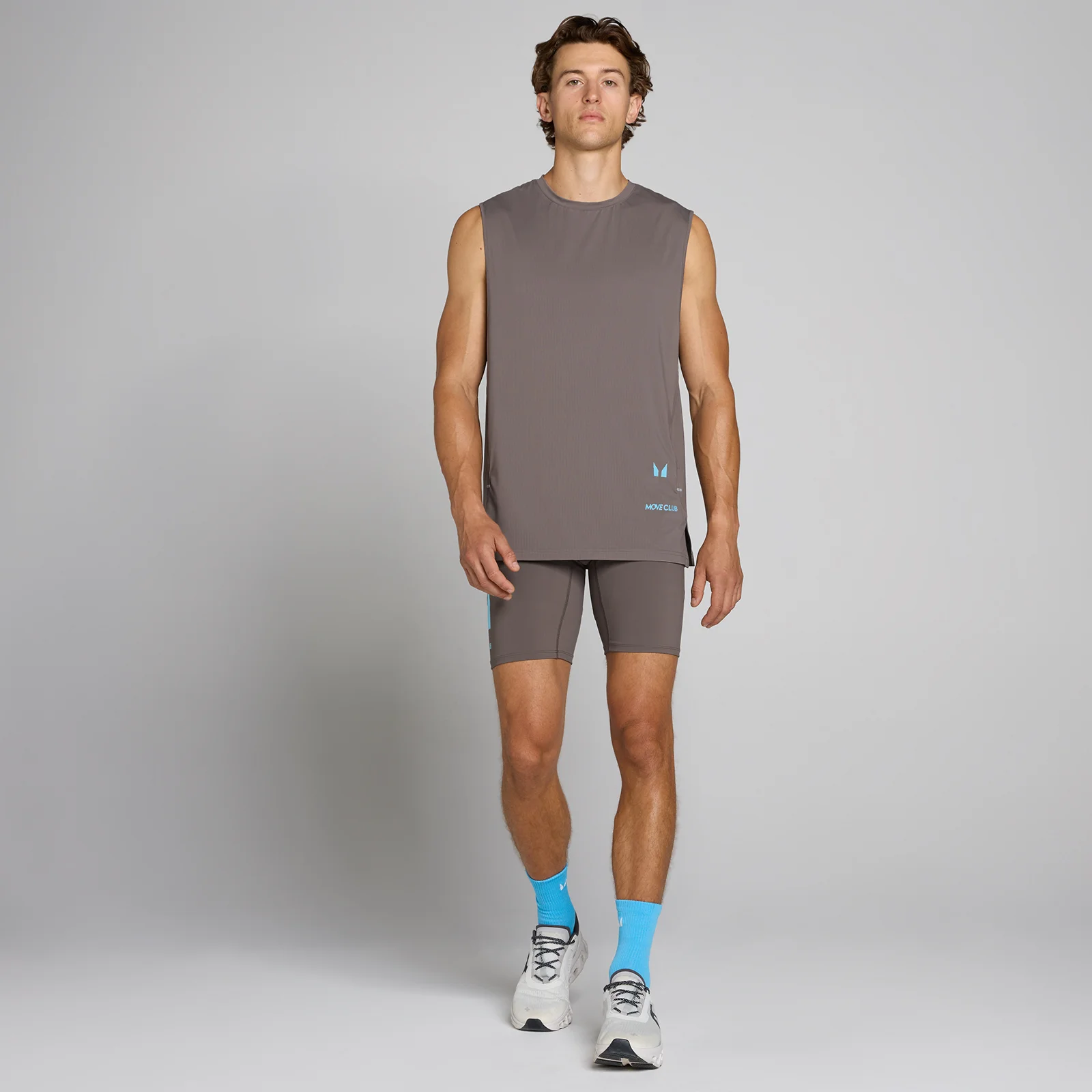 MP Men's Hybrid Mesh Tank - Ash Grey - S Image 3