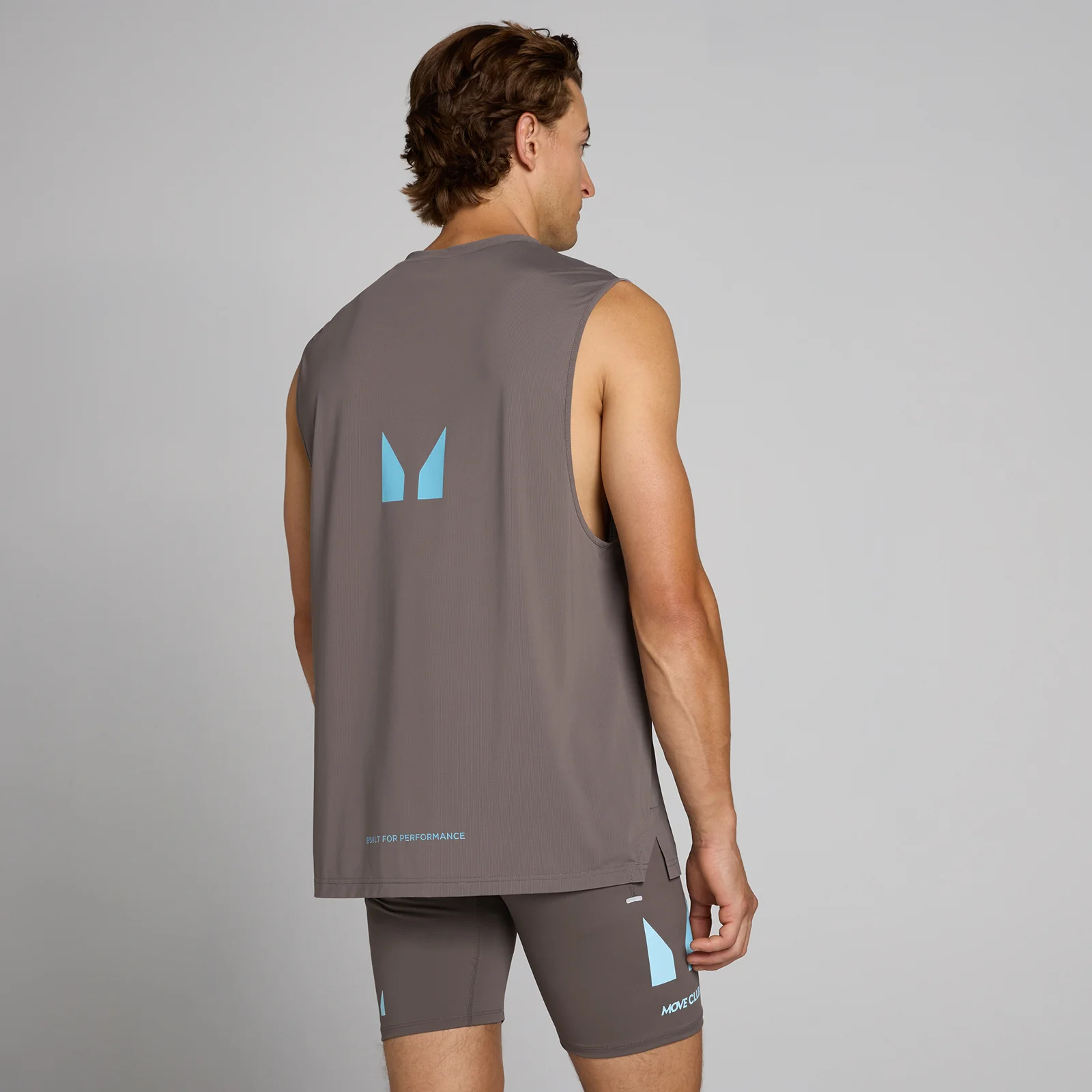 MP Men's Hybrid Mesh Tank - Ash Grey - S Image 1