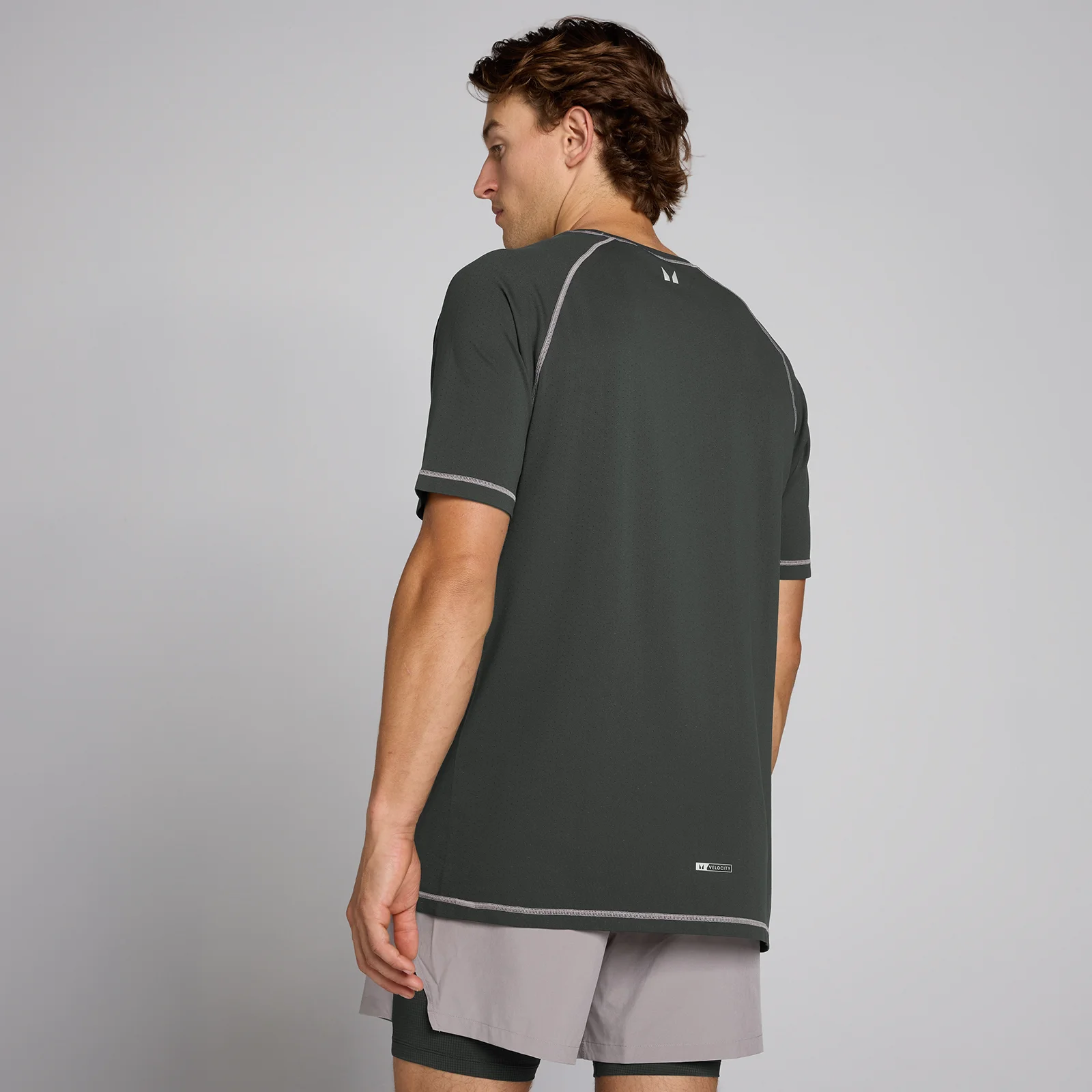 MP Men's Velocity Ultra Seamless T-Shirt - Washed Black - L Image 2