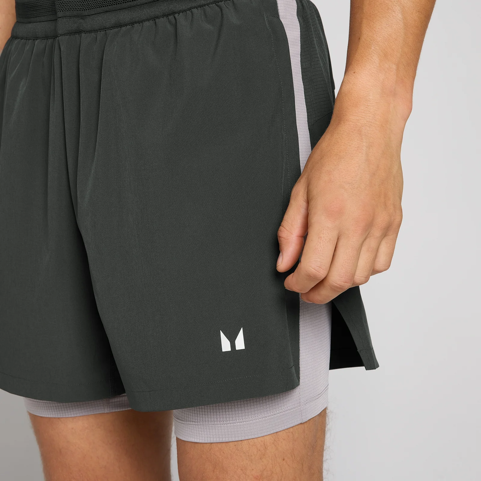 MP Men's Velocity Ultra 5" 2-in-1 Short - Washed Black - M Image 4