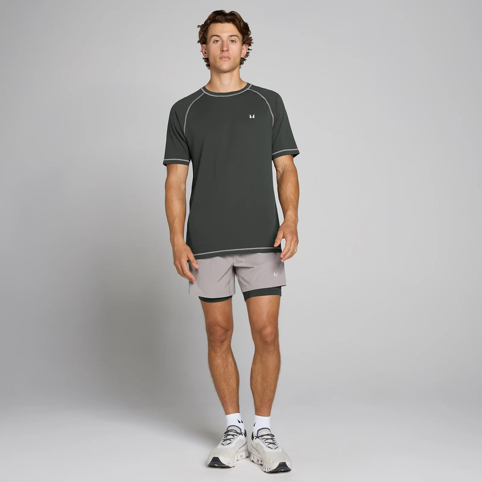 MP Men's Velocity Ultra 5" 2-in-1 Short - Mushroom - L Image 3
