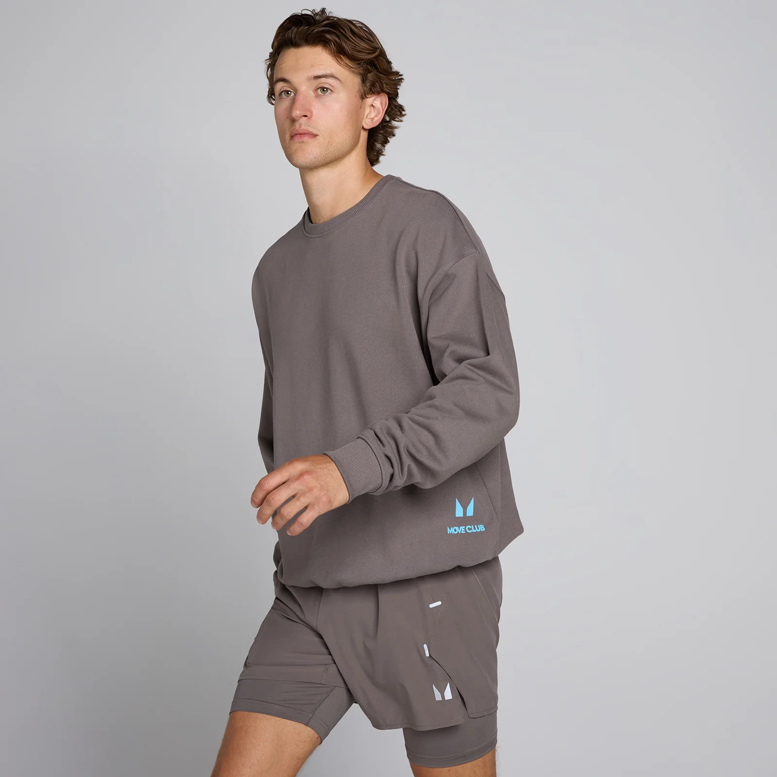 MP Unisex Hybrid Graphic Sweatshirt - Ash Grey - M Image 2