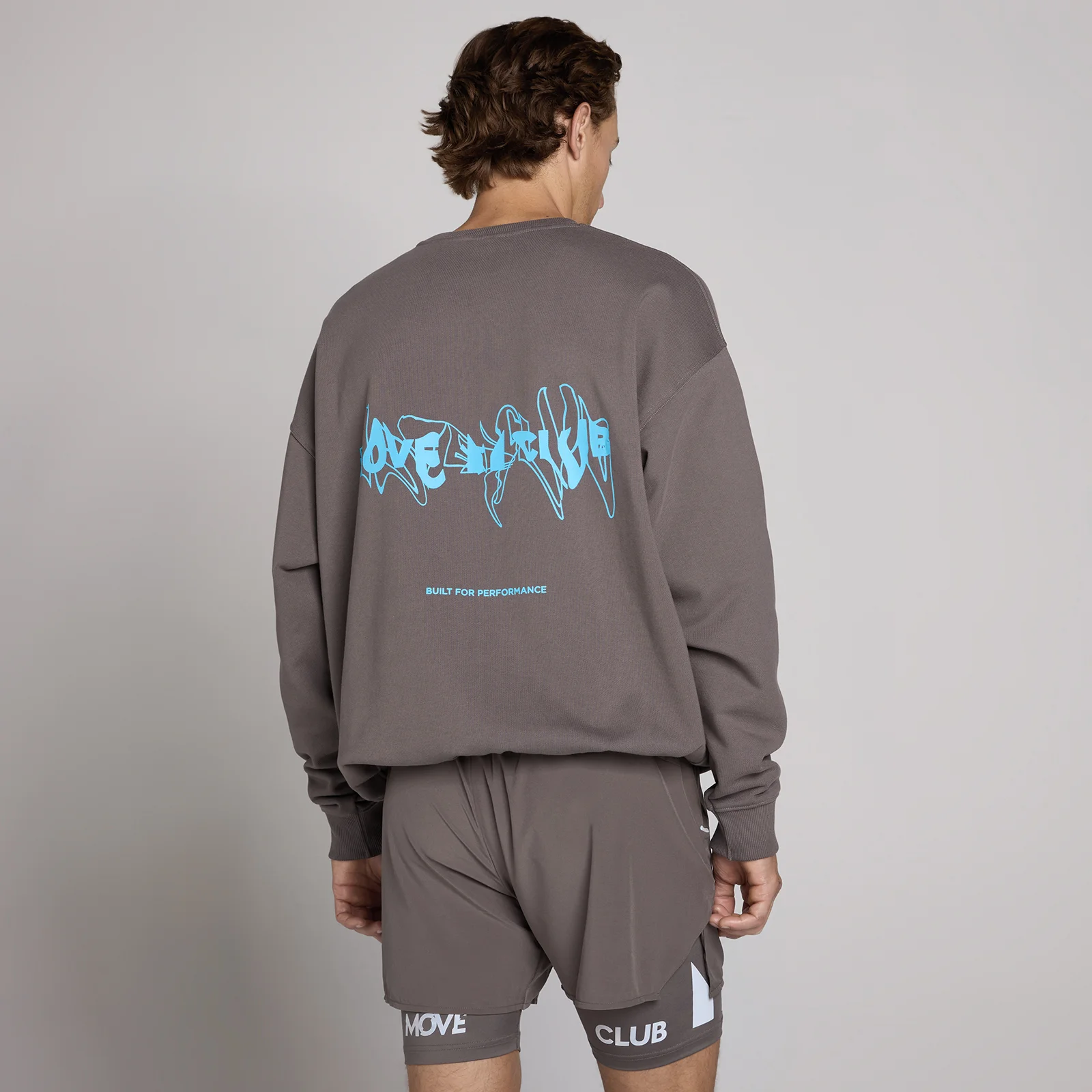 MP Unisex Hybrid Graphic Sweatshirt - Ash Grey - M Image 1