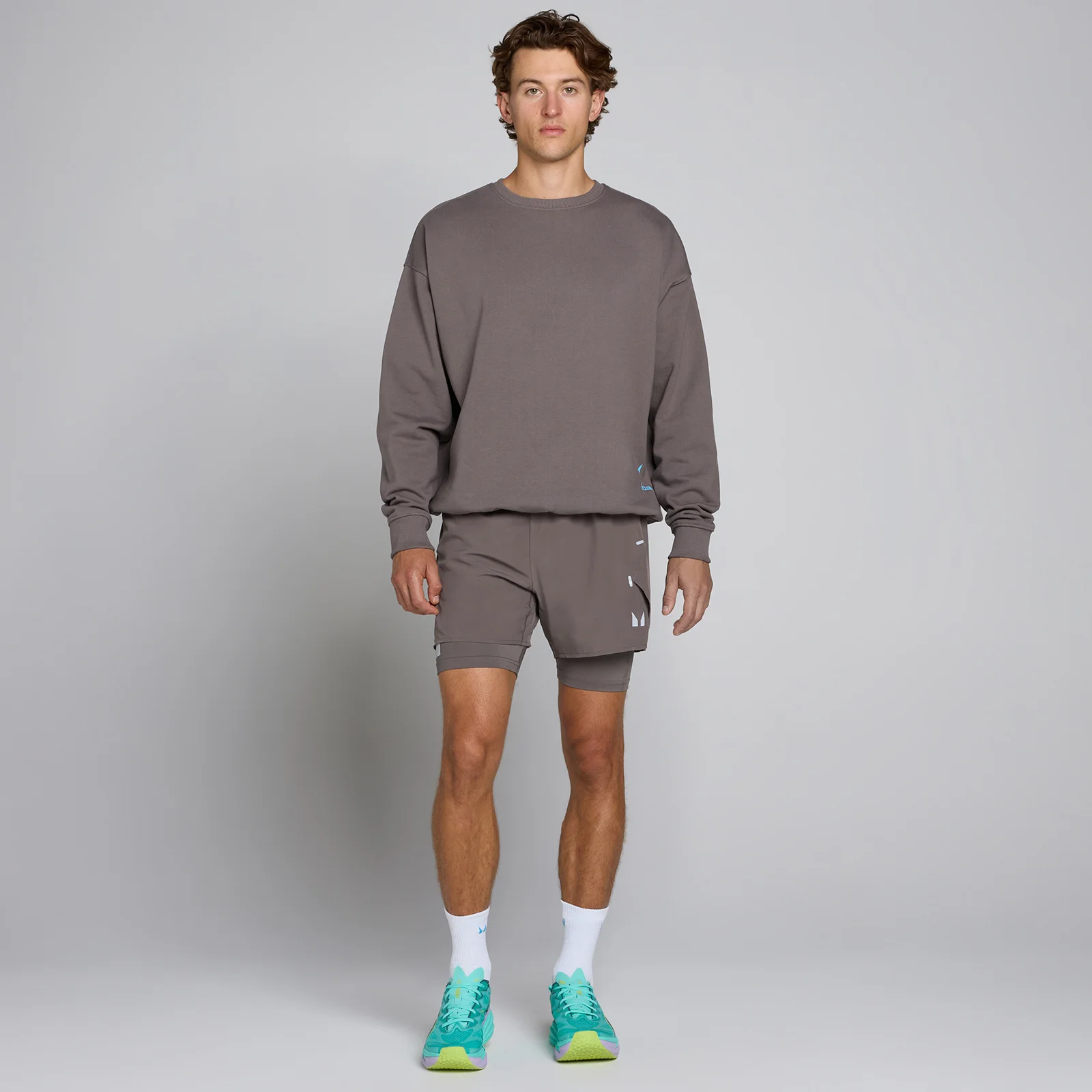 MP Unisex Hybrid Graphic Sweatshirt - Ash Grey - M Image 3