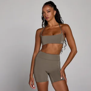 MP Women's Training Open Back Bra - Espresso - Size S