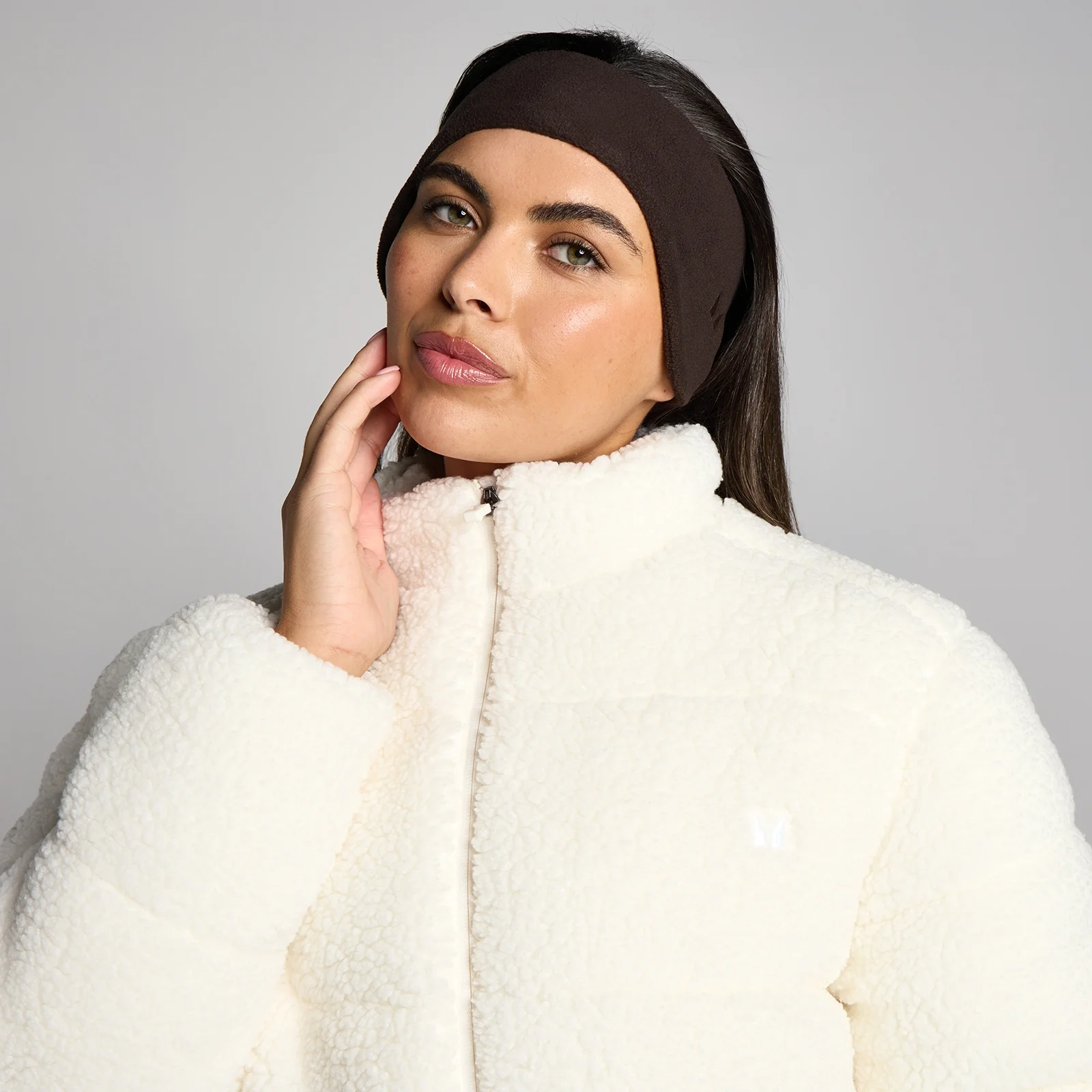 MP Fleece Ear Warmers - Cocoa Image 2