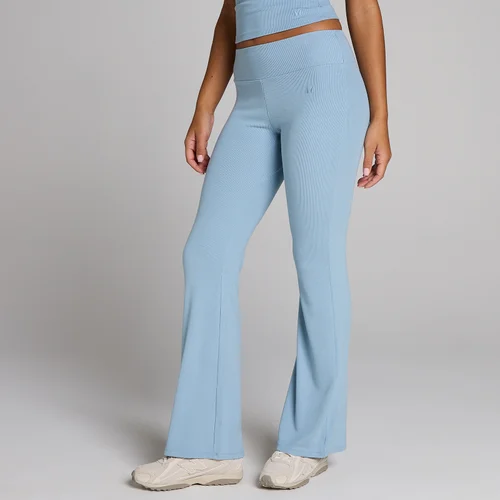 MP Women's Ribbed Flares - Denim Blue