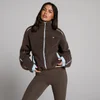 MP Women's Fleece Binding Zip Through Jacket - Chocolate
