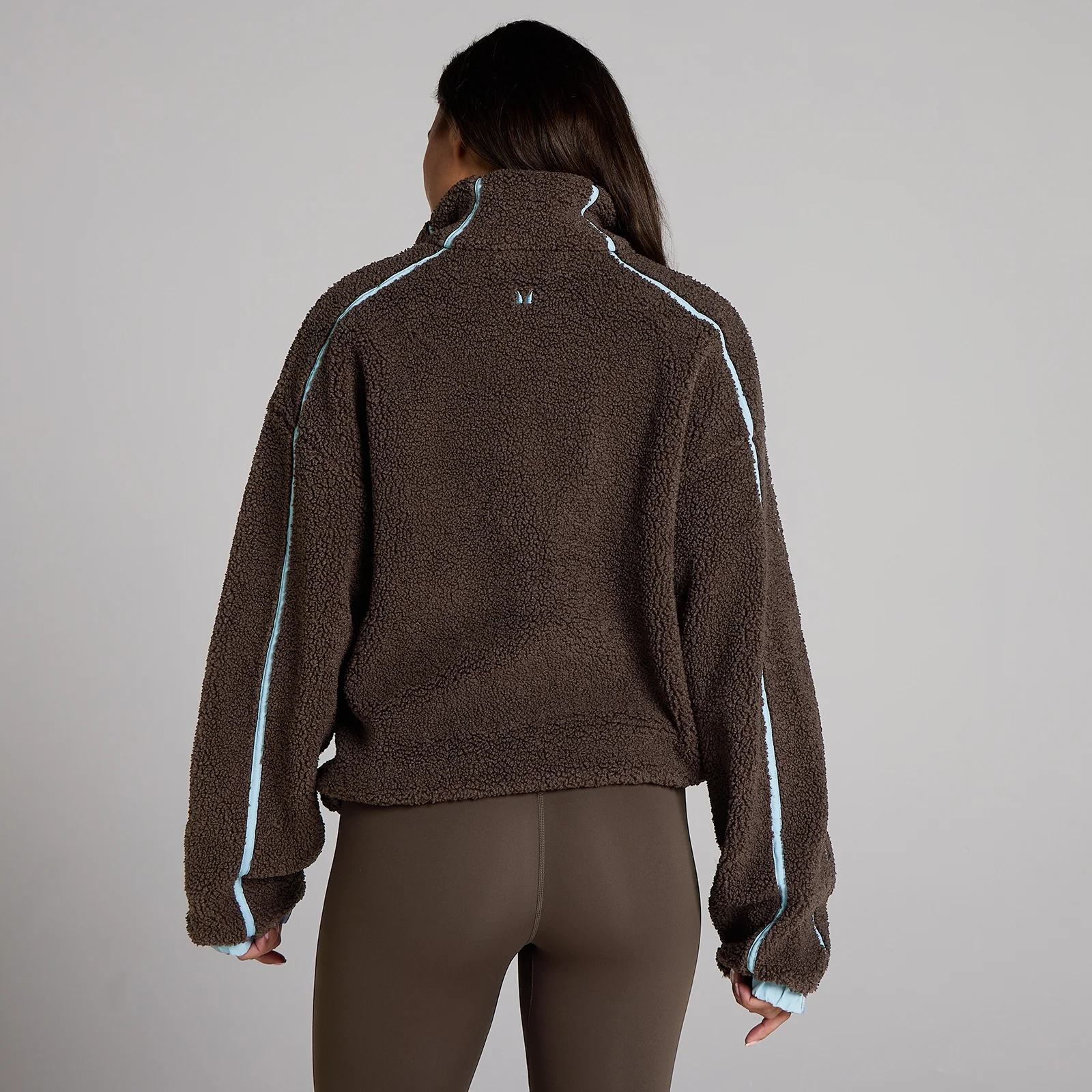 MP Women's Fleece Binding Zip Through Jacket - Chocolate - M Image 2