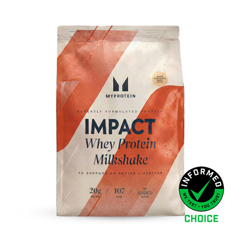 Impact Whey Protein Milkshake - 2610g - 90servings - White Chocolate Swirl