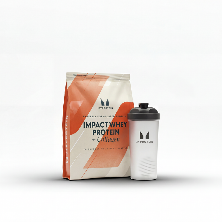Impact Protein Bundle - 30servings - Shaker - Chocolate (+Collagen)
