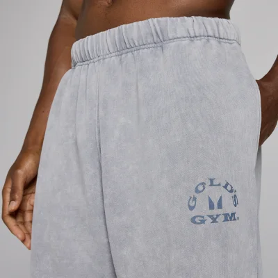 MP X Gold's Men's Washed Graphic Oversized Joggers - Steel Blue - L Image 6