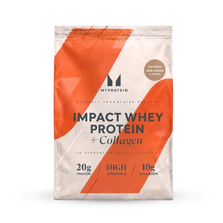 Impact Whey Protein + Collagen - 2250g - 90servings - Cookies and Cream