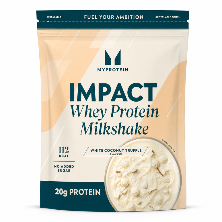 Impact Whey Protein Milkshake – White Coconut Truffle - 900G - 30servings - White Coconut Truffle
