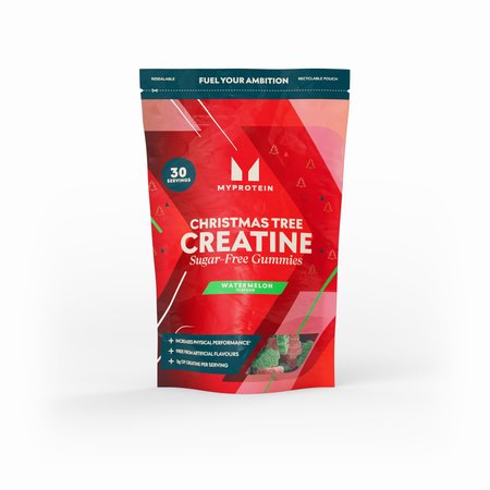 Sugar-Free Creatine Gummies - Watermelon Christmas Trees