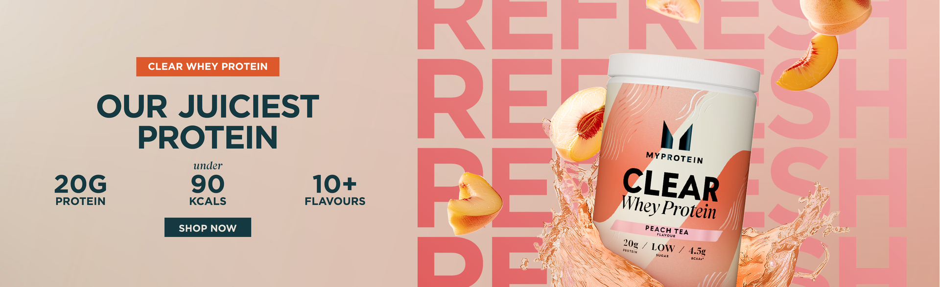 Discover the entire clear protein range