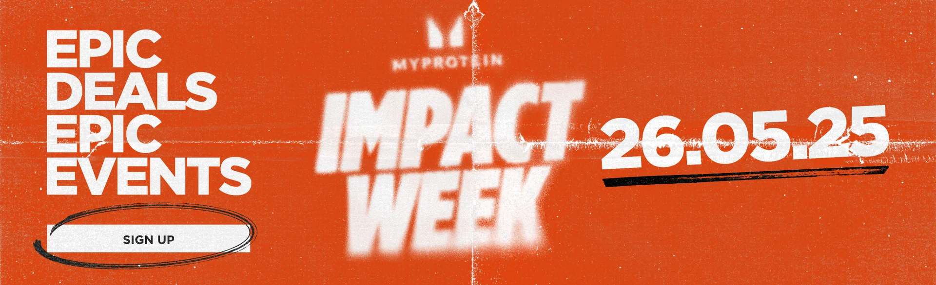 Myprotein Impact Week Sign Up